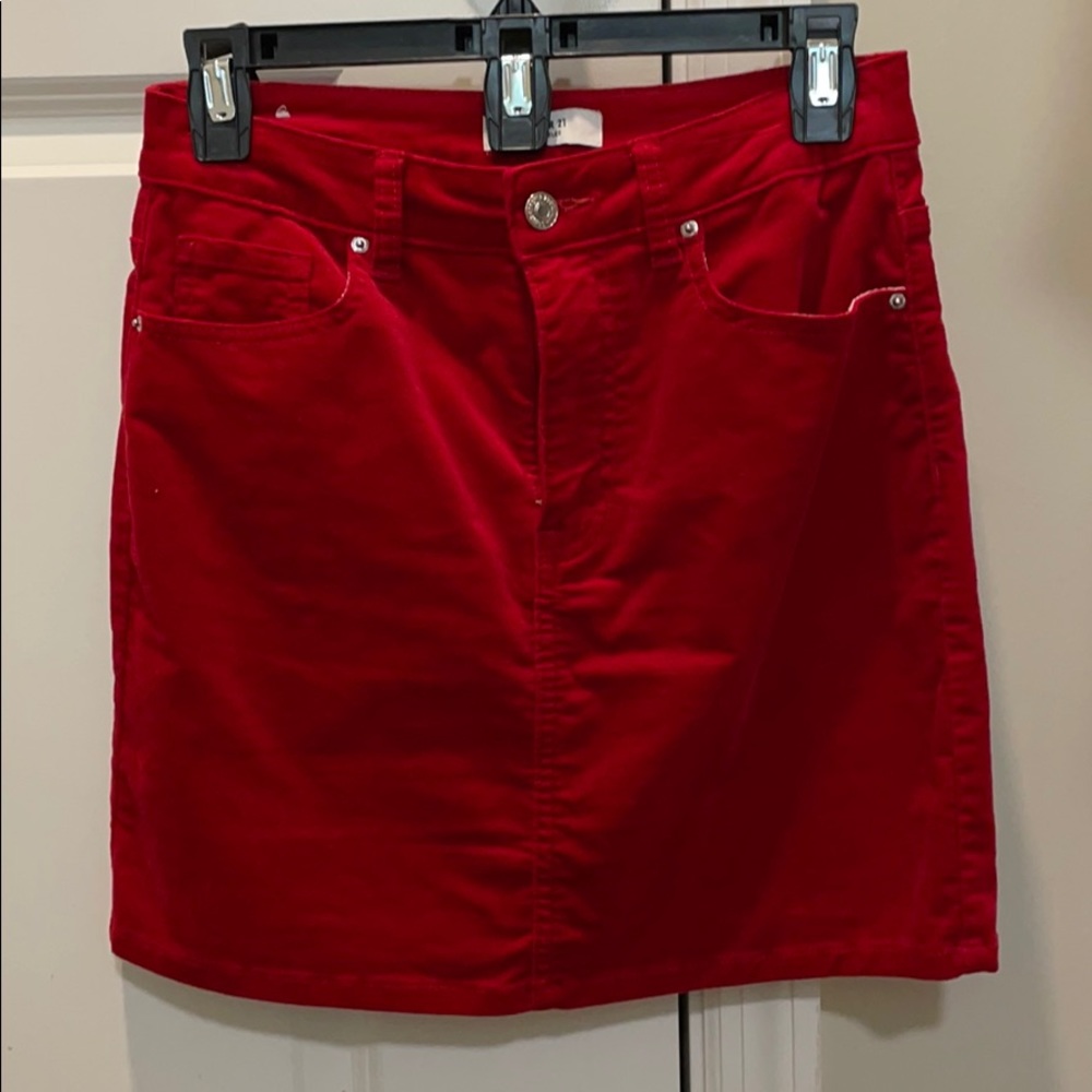 Forever 21 Red Skirt